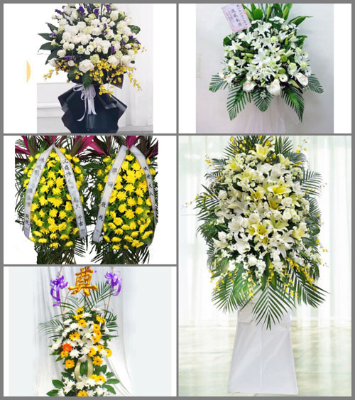 贵州毕节市金沙县木孔镇桂花村白事花篮预定